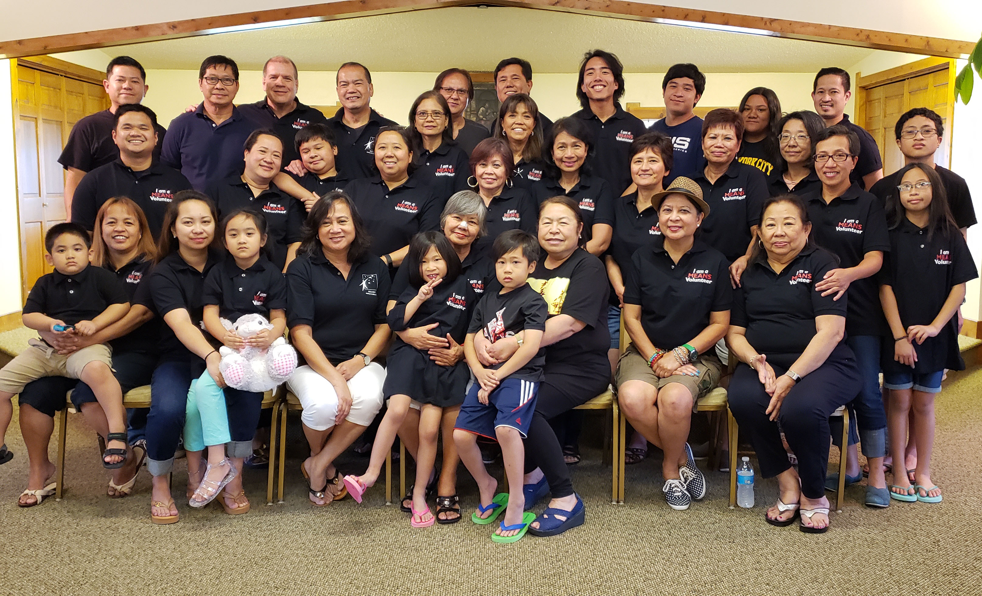 The MEANS Family during the 2018 Retreat at Cedar Valley Retreat Center